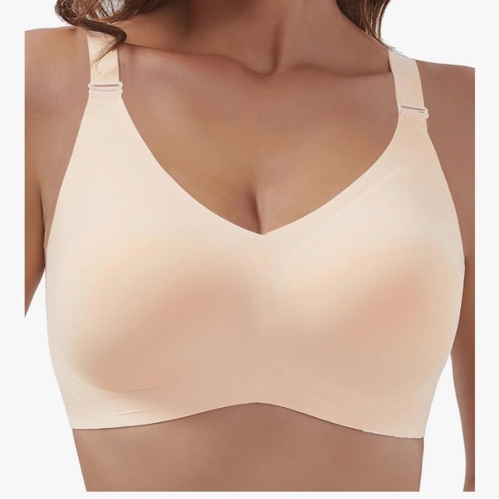 Pink Seamless Bra